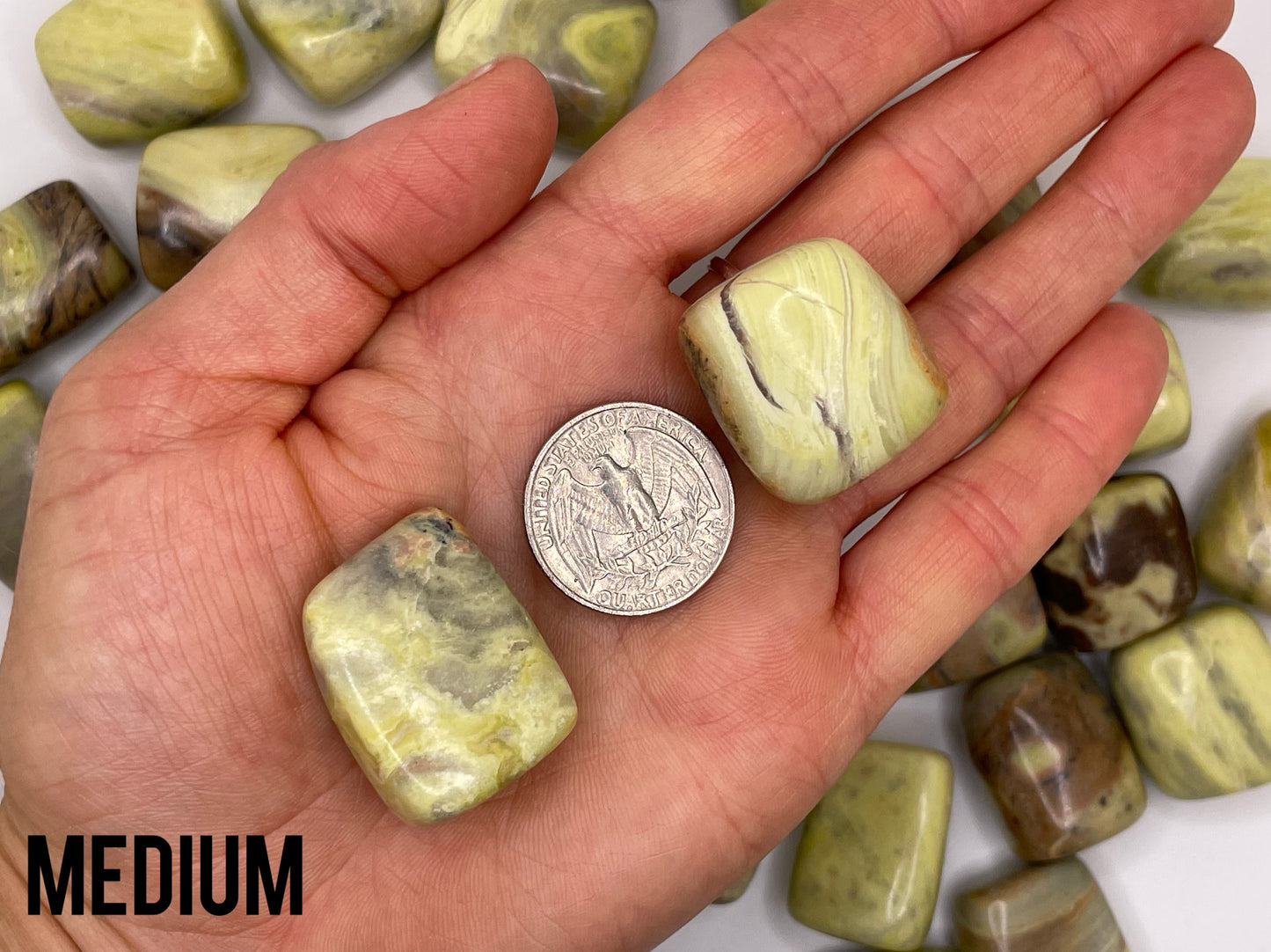 Serpentine Tumble || Serpentine Stone || Serpentine Tumbled Stone