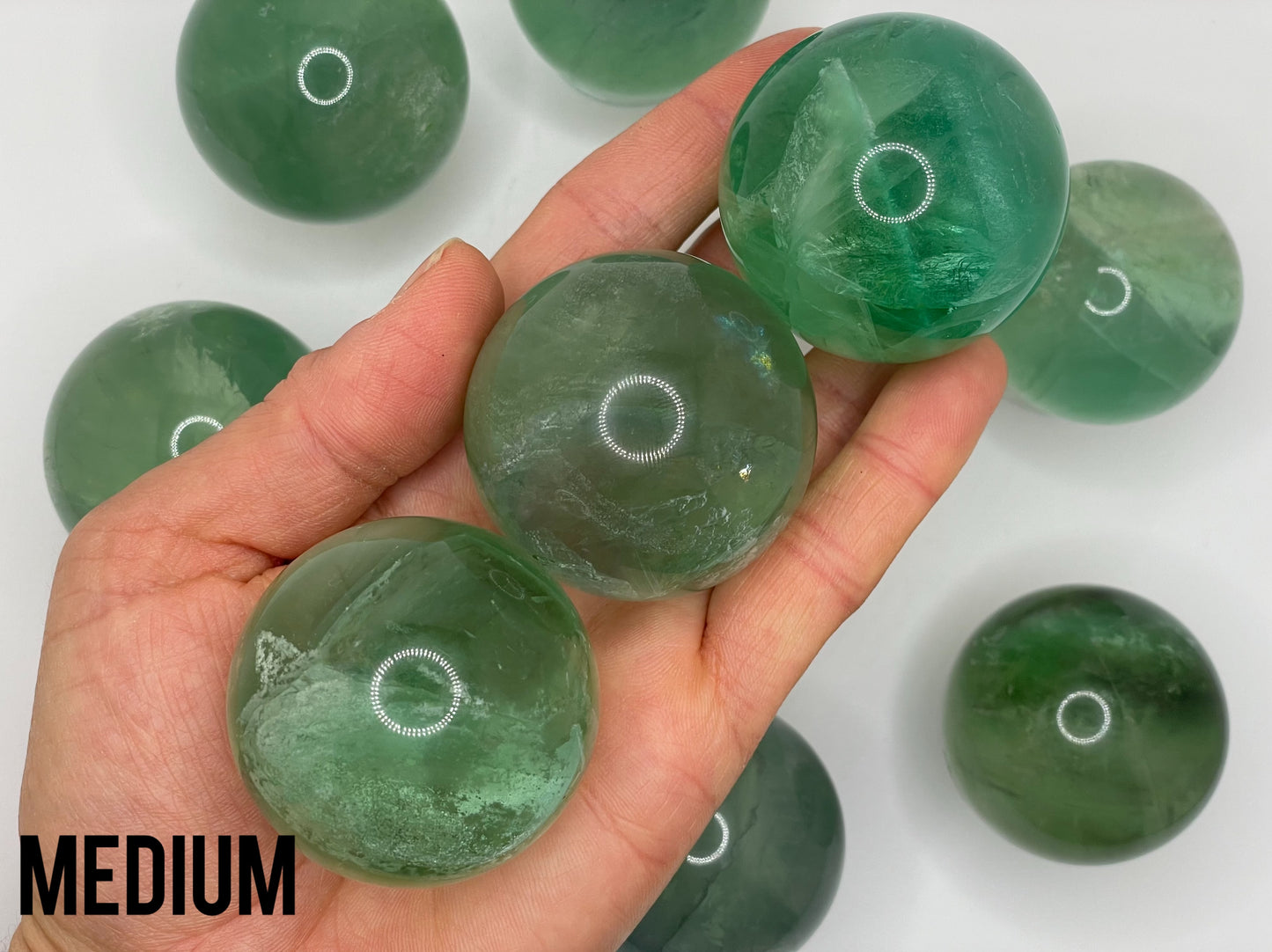 Green Fluorite Sphere || Fluorite Sphere || Green Fluorite Crystal