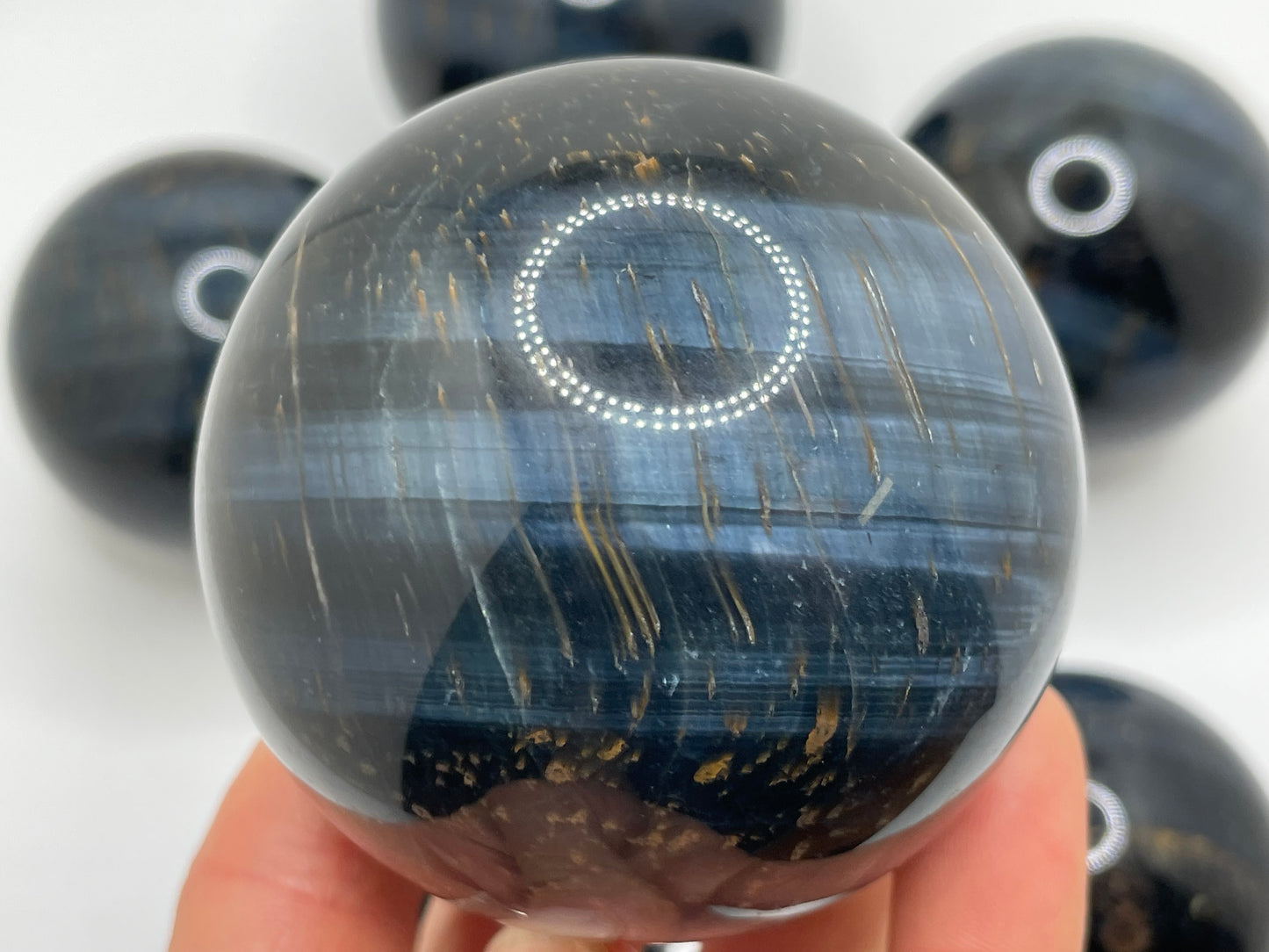 Blue Tigers Eye Sphere || Tigers Eye Sphere