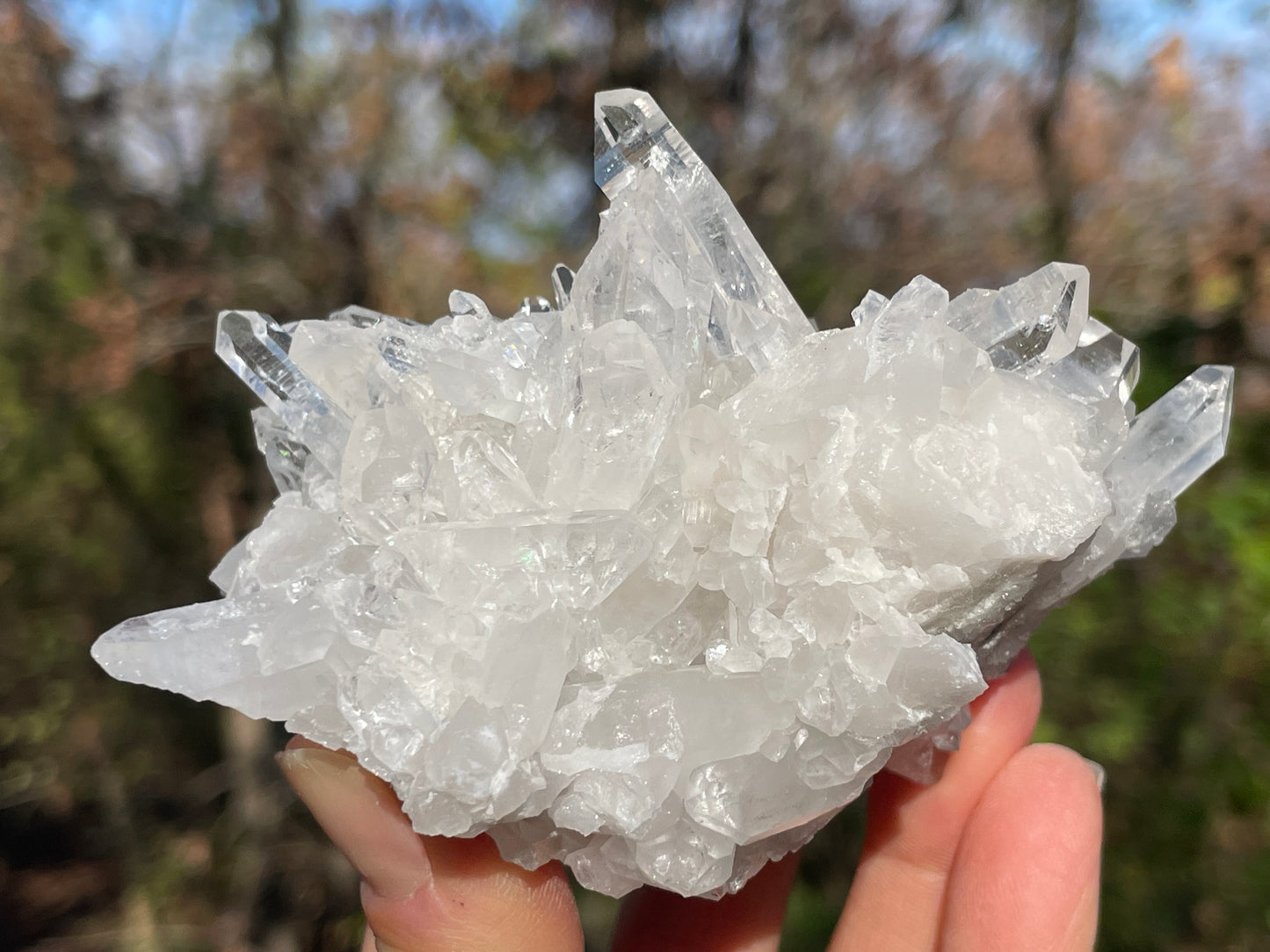 Clear Quartz Crystal Cluster || Raw Quartz Cluster || Lemurian Quartz Crystal Cluster