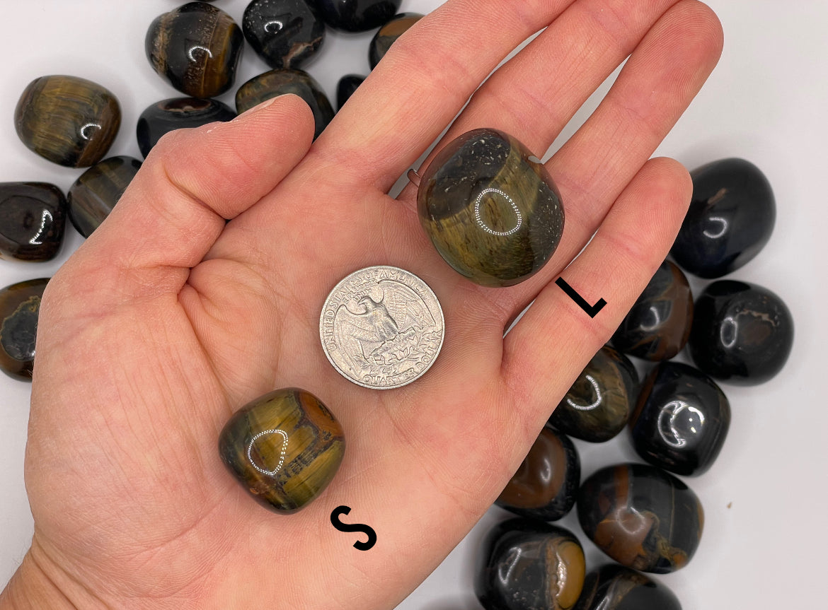 Blue Tigers Eye Tumble || Blue Tigers Eye Stone || Blue Tigers Eye Tumbled Stone