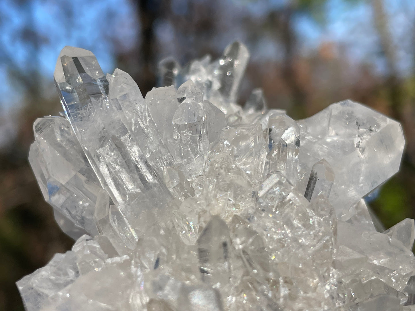 Clear Quartz Crystal Cluster || Raw Quartz Cluster || Lemurian Quartz Crystal Cluster