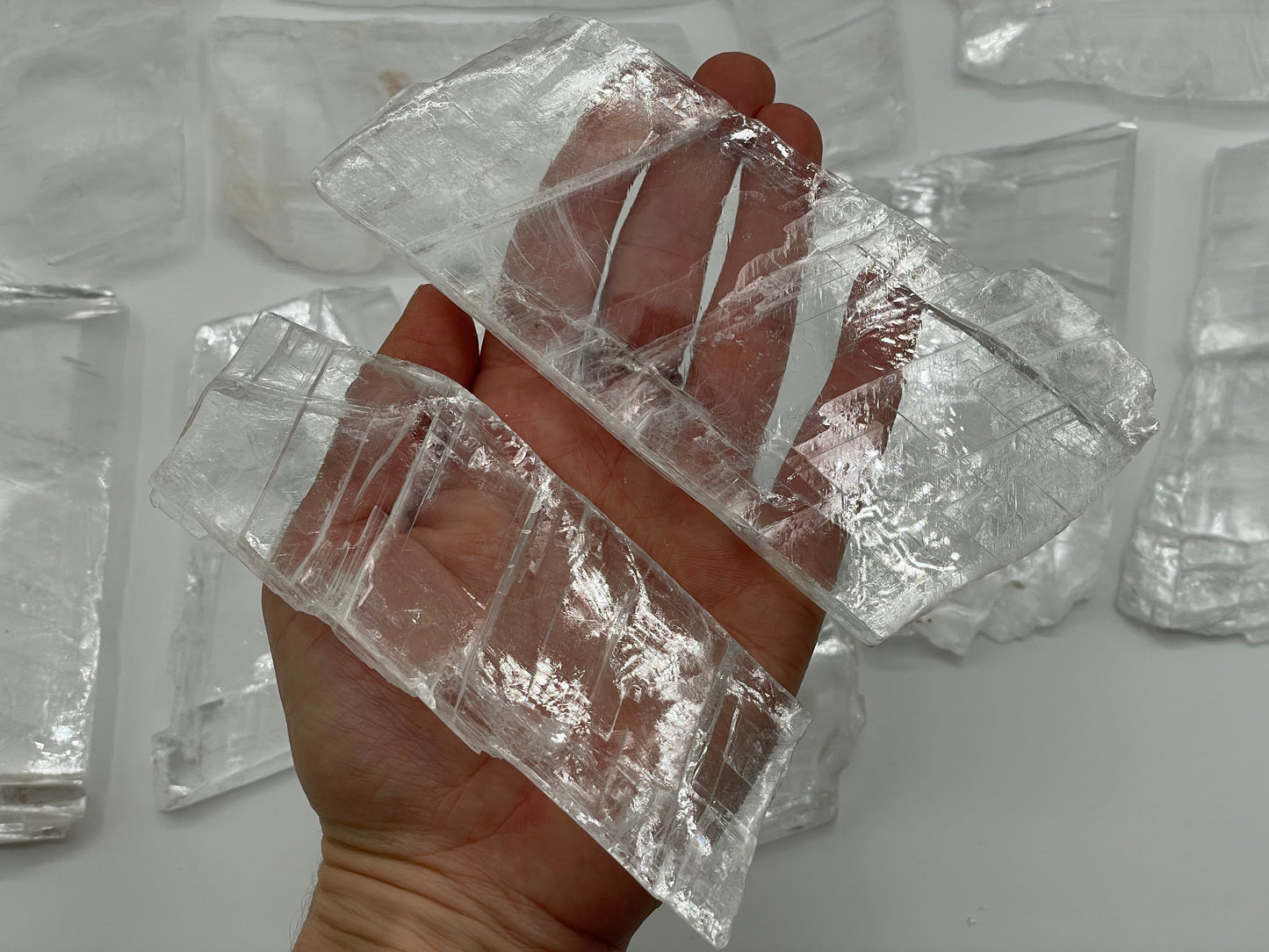 True Selenite Bulk Lot || True Selenite Wholesale Lot || Raw True Selenite Lot #8