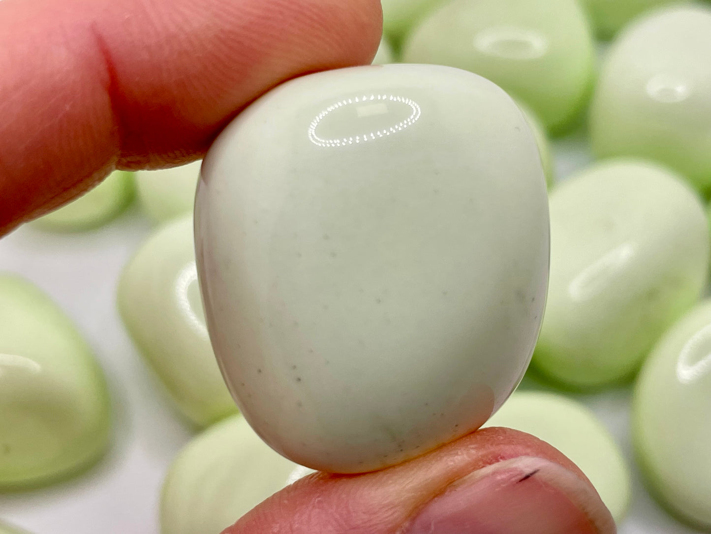 Lemon Chrysoprase Tumble || Lemon Chrysoprase Stone || Lemon Chrysoprase Tumbled Stone