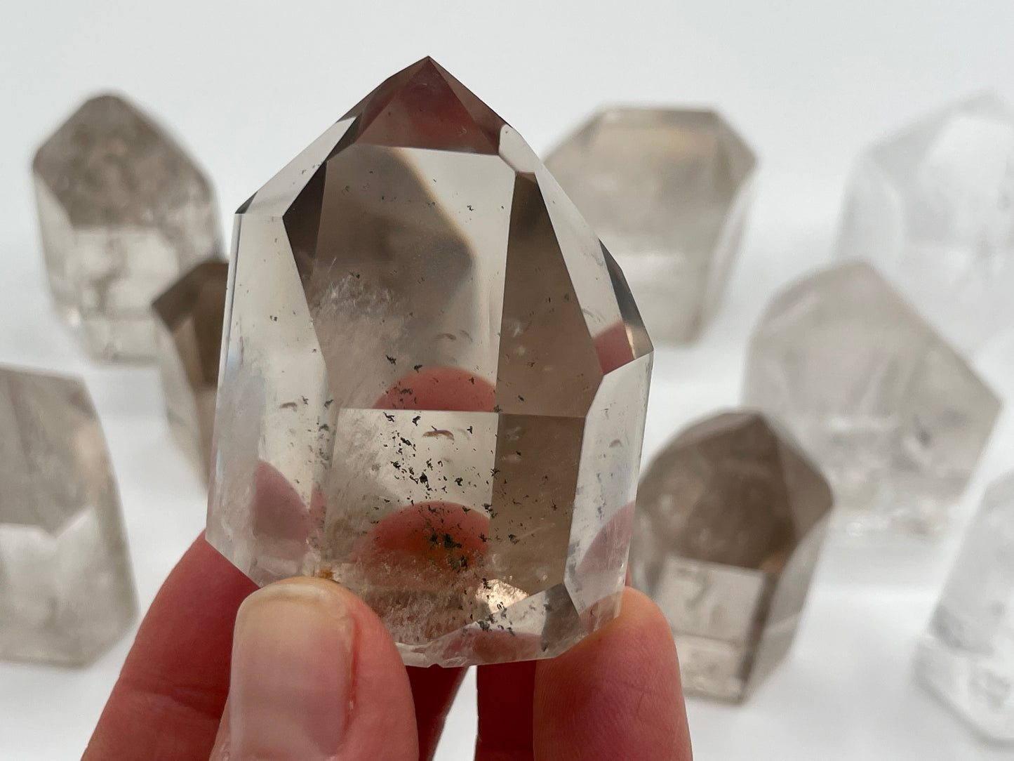 Quartz & Smoky Quartz Points Bulk Lot || Polished Quartz Wholesale Lot || Quartz Tower Bulk Lot #2