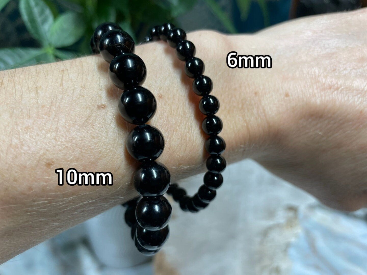 Black Tourmaline Bracelet || Black Tourmaline Crystal Bracelet || Black Tourmaline Crystal Jewelry || Pick Your Size