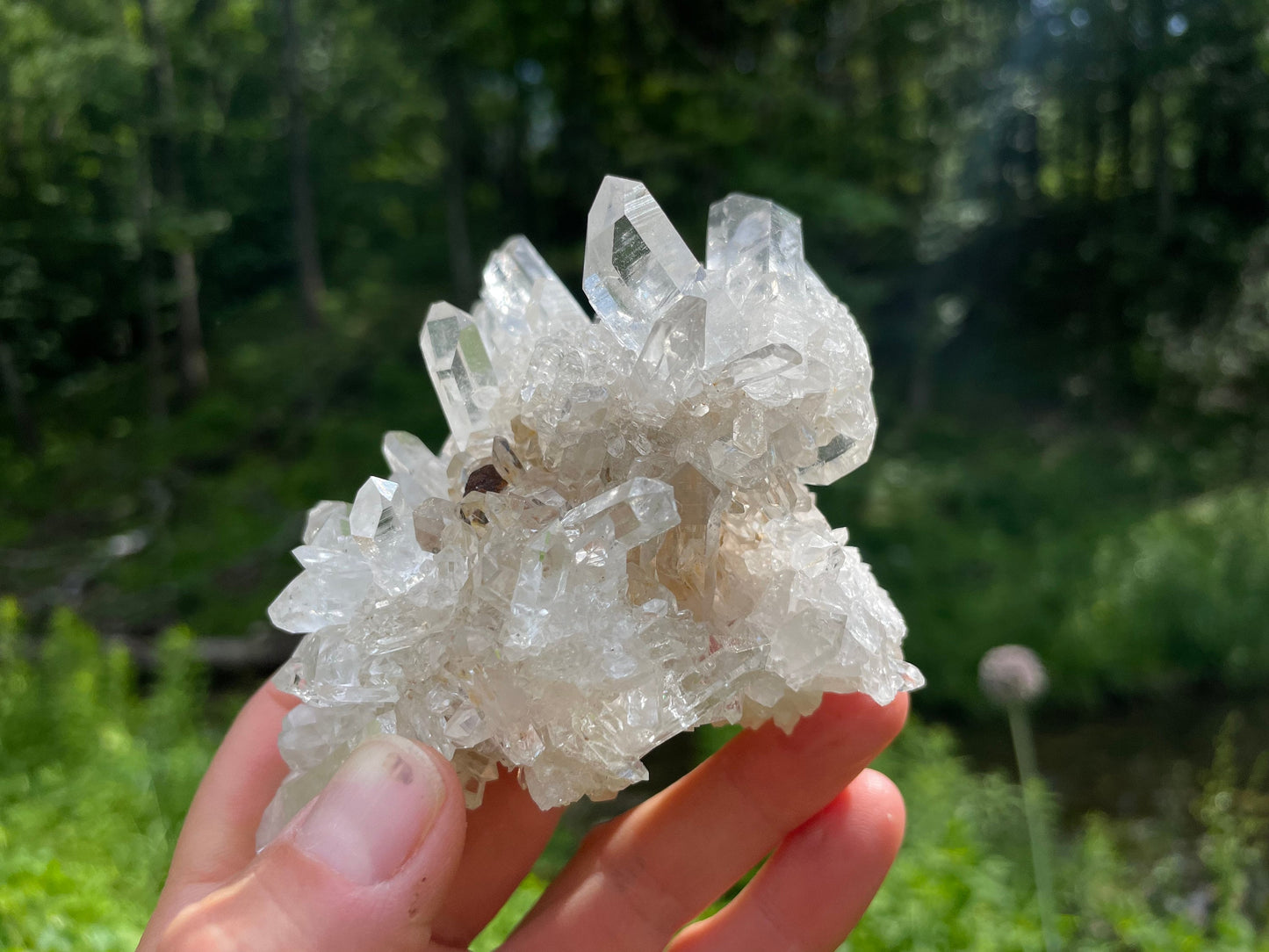 Clear Quartz Crystal Cluster || Raw Quartz Cluster || Lemurian Quartz Crystal Cluster