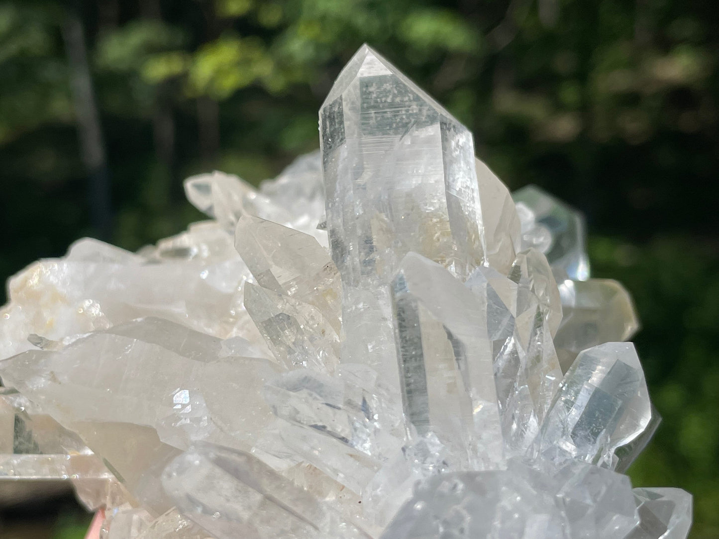Clear Quartz Crystal Cluster || Raw Quartz Cluster || Lemurian Quartz Crystal Cluster