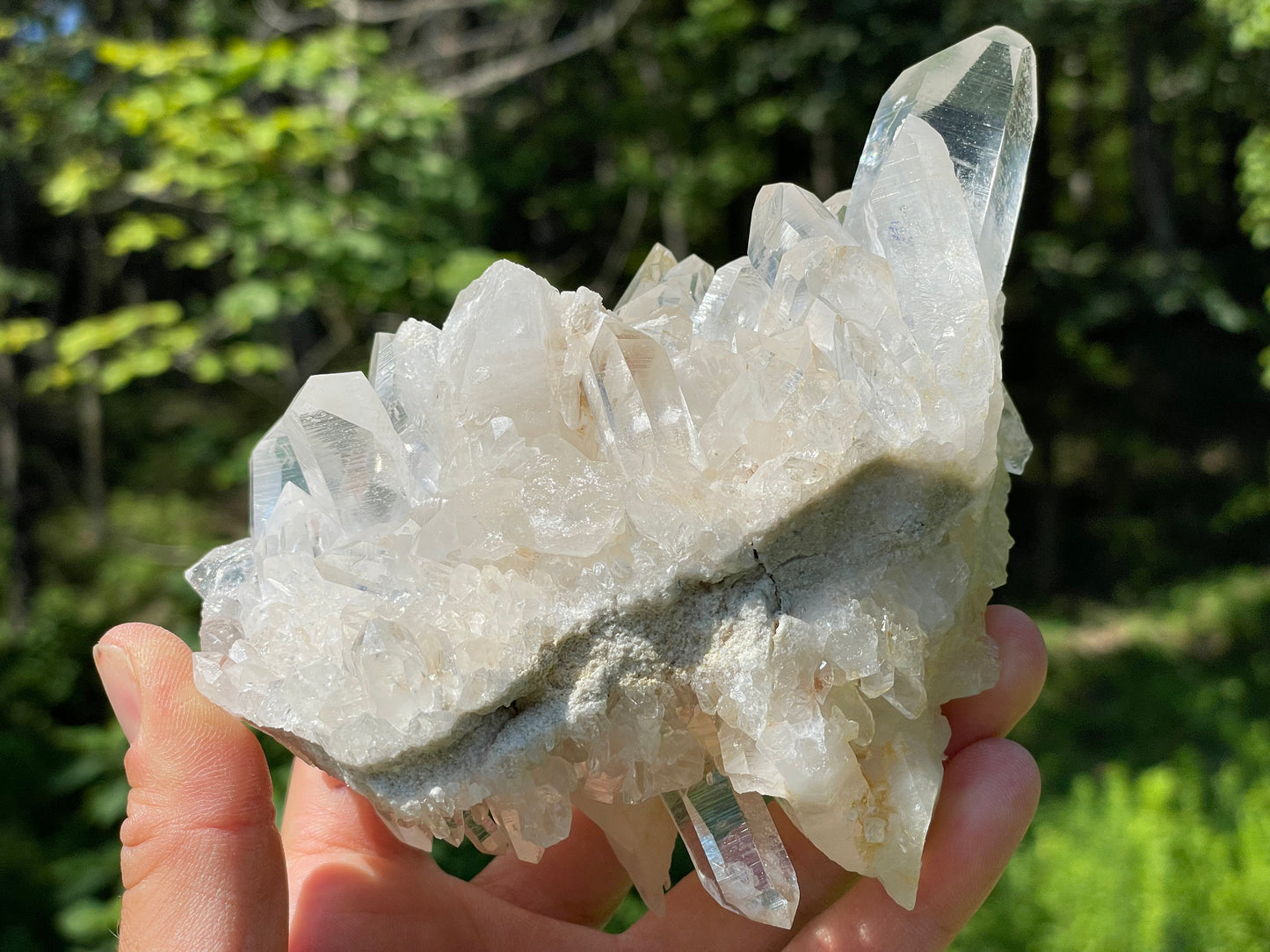 Clear Quartz Crystal Cluster || Raw Quartz Cluster || Lemurian Quartz Crystal Cluster