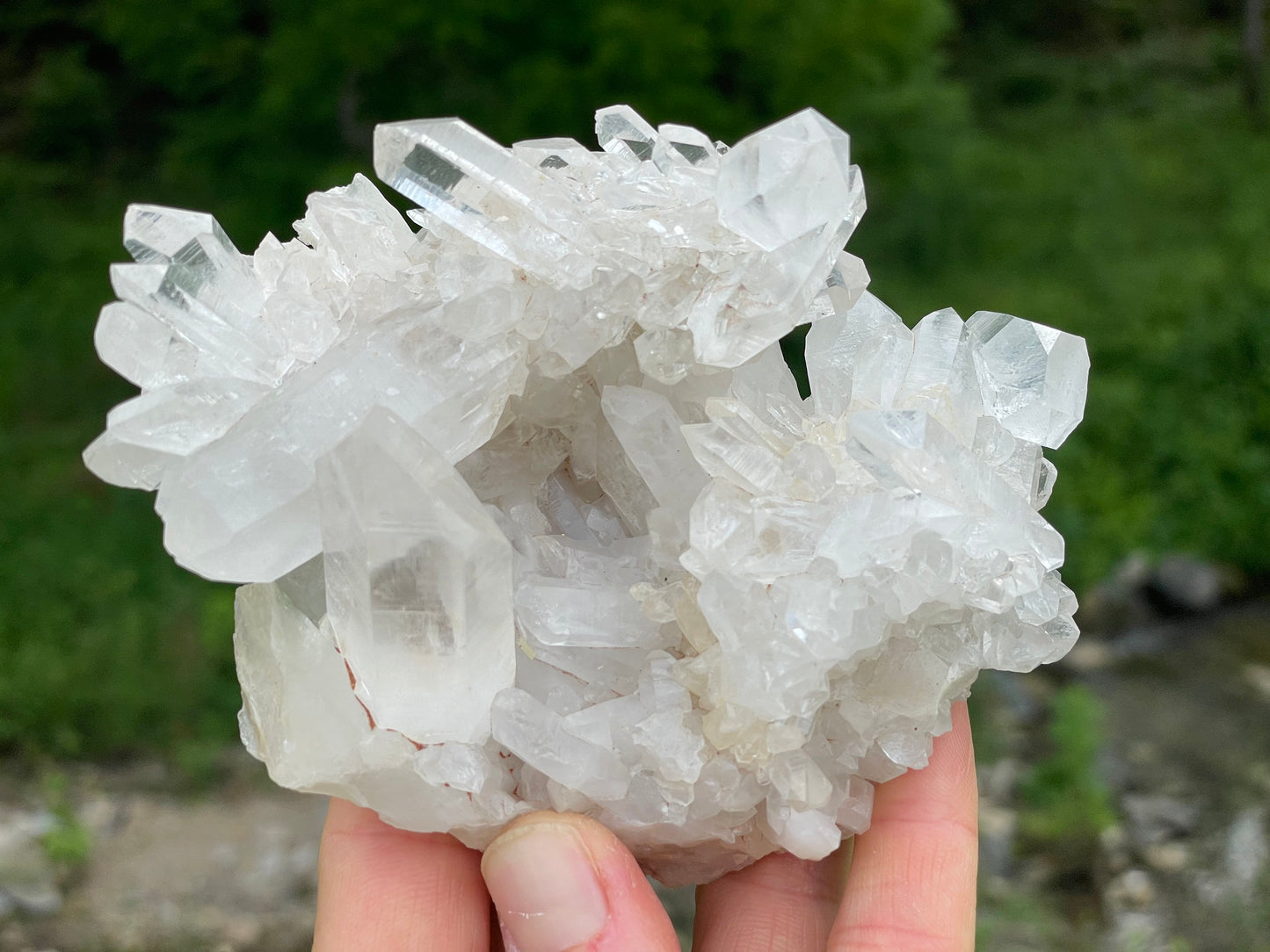 Clear Quartz Crystal Cluster || Raw Quartz Cluster || Lemurian Quartz Crystal Cluster