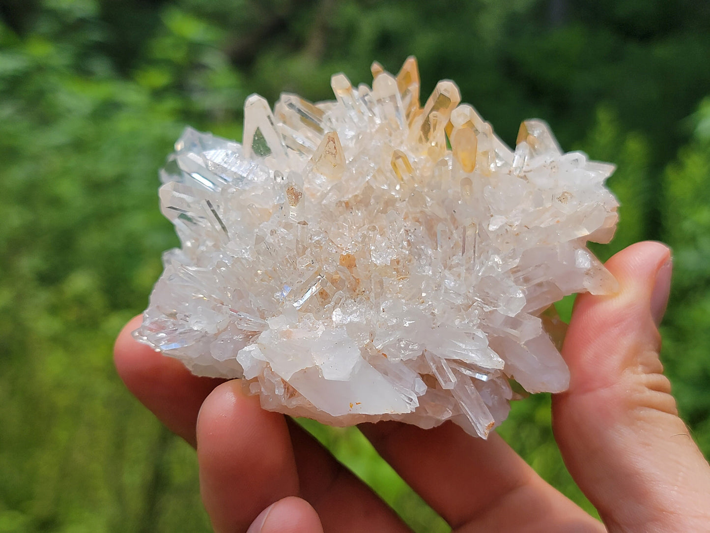 Clear Quartz Crystal Cluster || Raw Quartz Cluster || Lemurian Quartz Crystal Plate