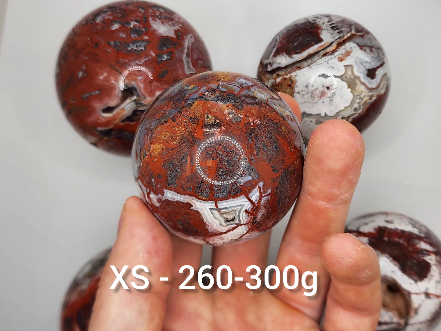 Mexican Lace Agate Sphere || Crazy Lace Agate Sphere || Mexican Crazy Lace Agate Crystal || Choose Your Size!