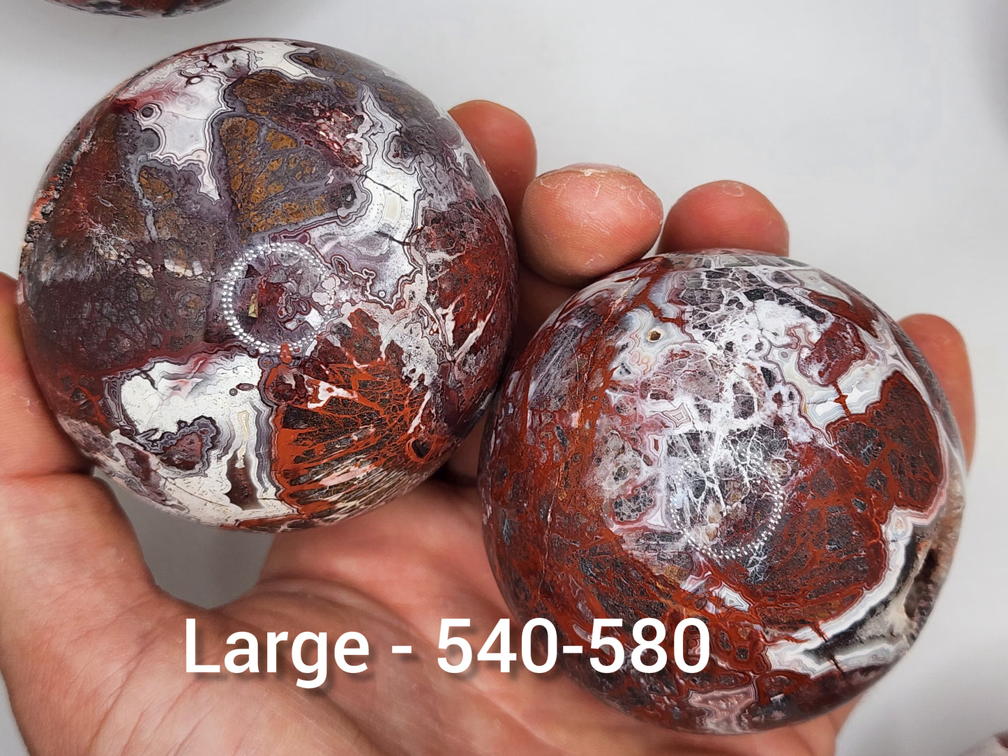 Mexican Lace Agate Sphere || Crazy Lace Agate Sphere || Mexican Crazy Lace Agate Crystal || Choose Your Size!