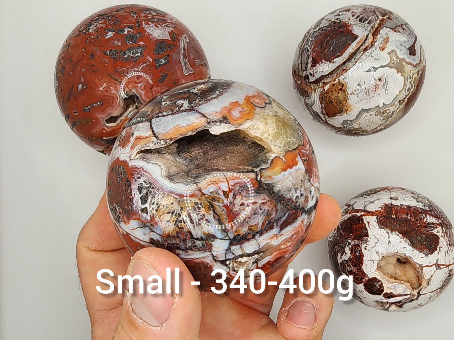 Mexican Lace Agate Sphere || Crazy Lace Agate Sphere || Mexican Crazy Lace Agate Crystal || Choose Your Size!