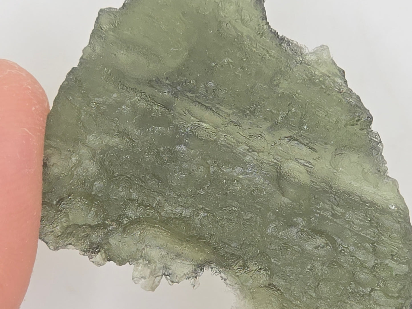 Genuine Moldavite Crystal || Raw Moldavite || #77