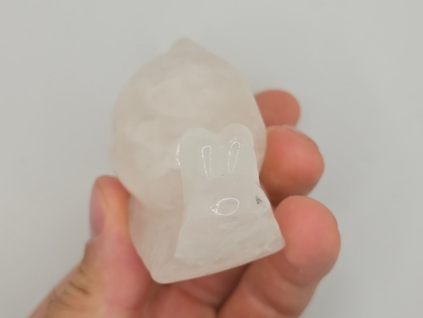 Rose Quartz Snail || Snail Carving || #85