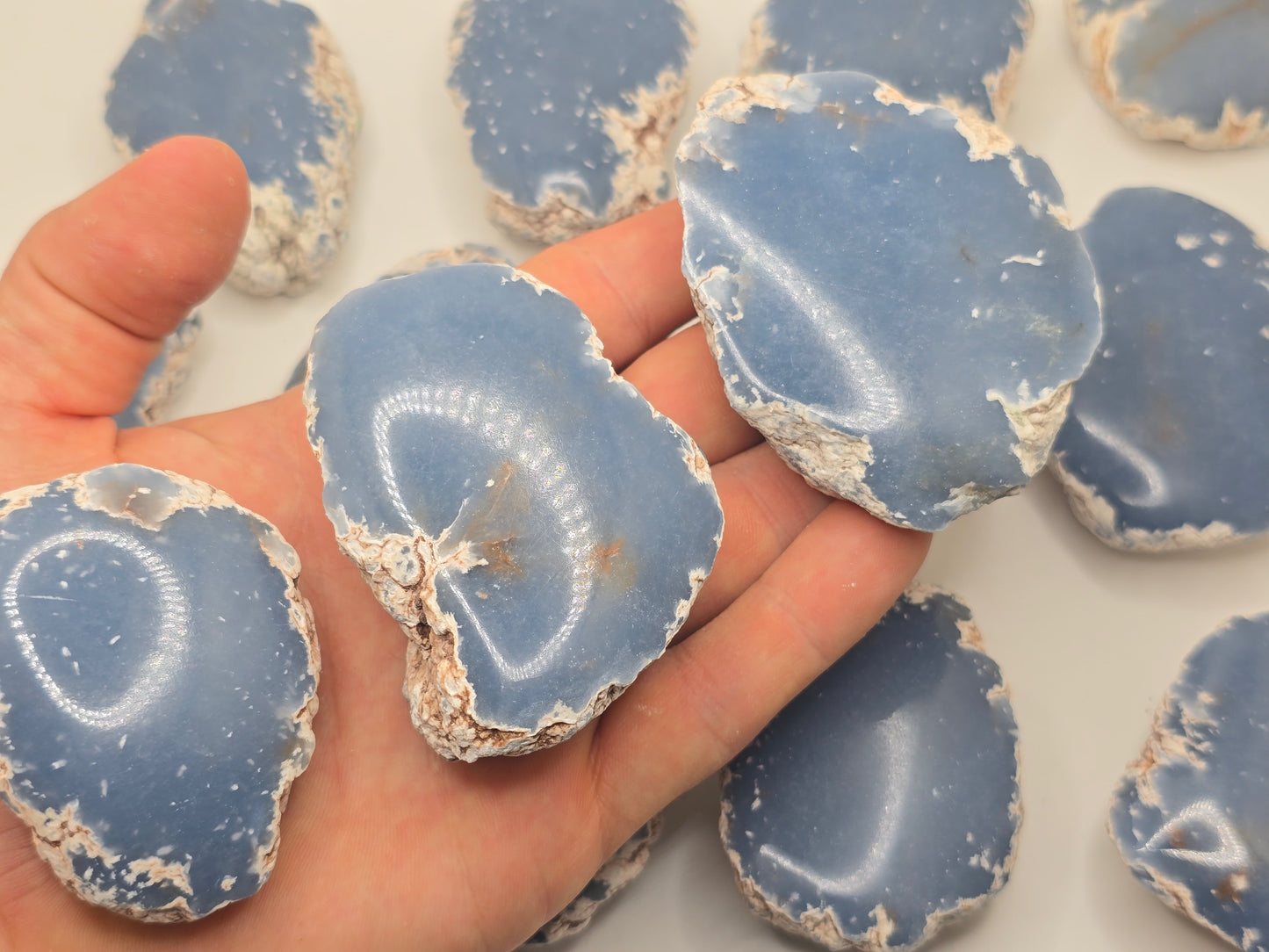 Angelite Window || Polished Angelite || Angelite Crystal