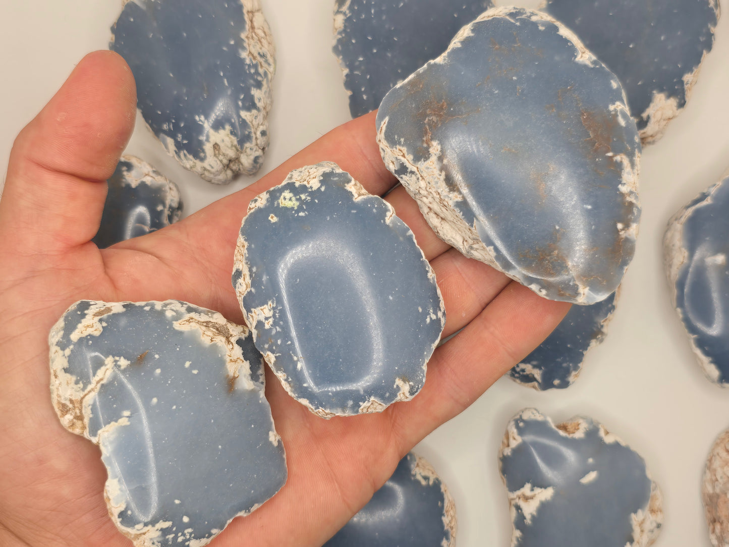Angelite Window || Polished Angelite || Angelite Crystal