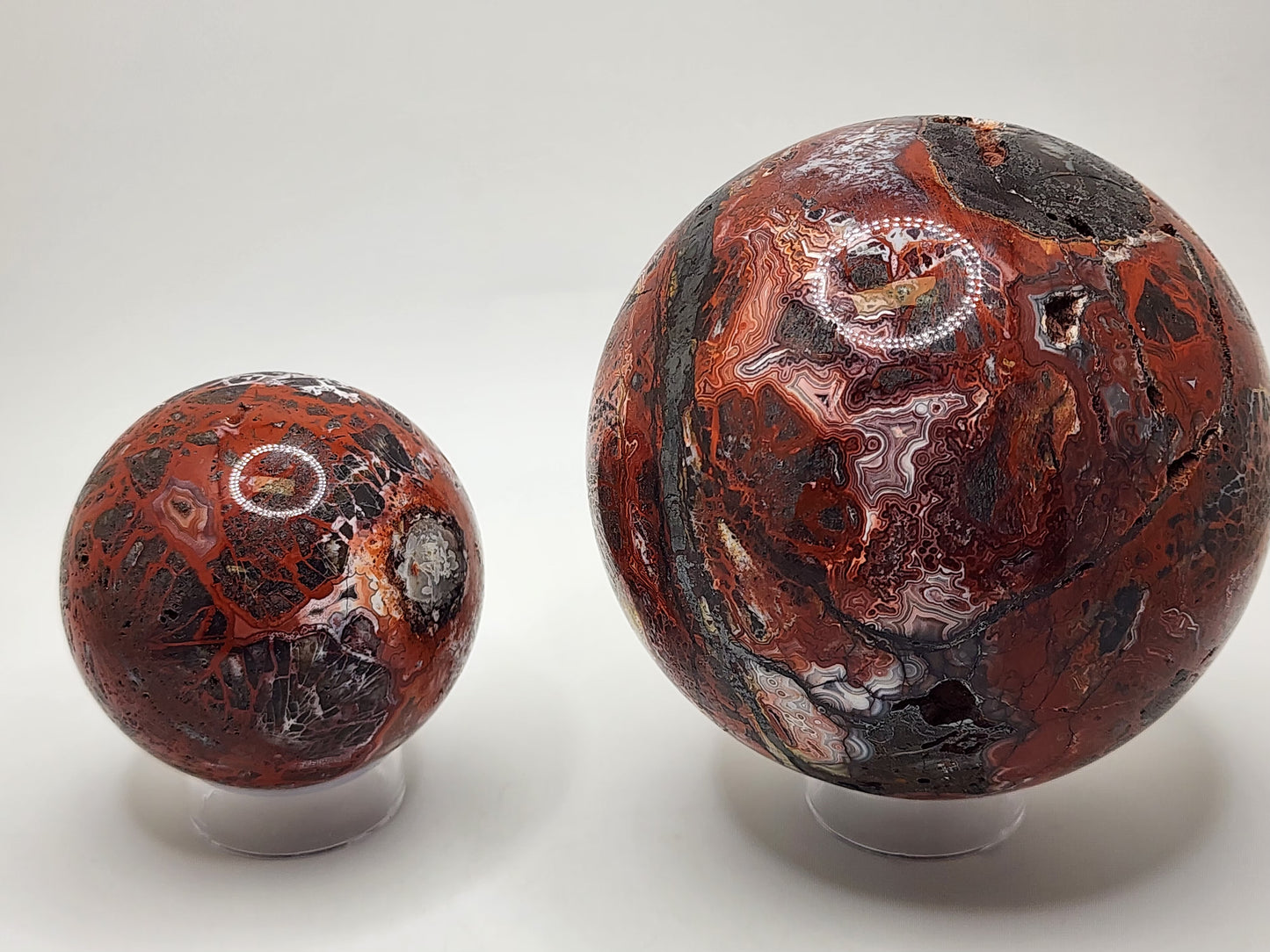 Mexican Lace Agate Sphere || Crazy Lace Agate Sphere || Mexican Crazy Lace Agate Crystal || Choose Your Size!