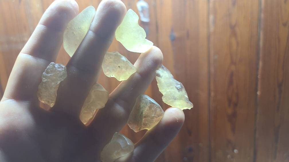 Raw Libyan Desert Glass || Raw Libyan Gold Tektite || Desert Glass || Libyan Desert Crystal || Choose Your Size