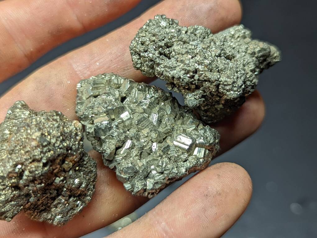 Peruvian Pyrite Crystal Cluster ||Choose Your Size