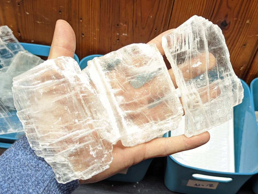 Bulk Mid Grade True Selenite Plates, Selenite Crystal , Utah Selenite Plates || Stand Alone Charging Plates 1-20lb lots