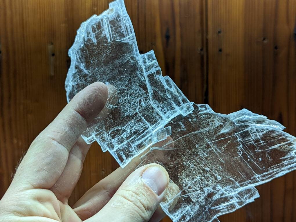 Bulk Mid Grade True Selenite Plates, Selenite Crystal , Utah Selenite Plates || Stand Alone Charging Plates 1-20lb lots