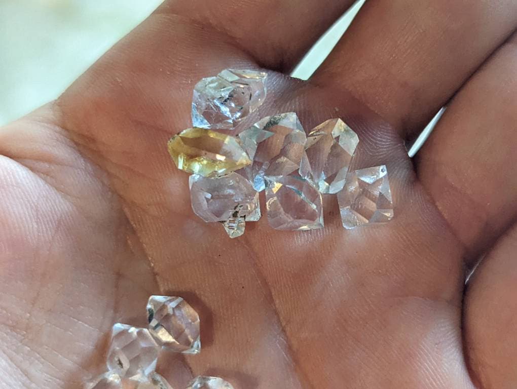 Loose Herkimer Diamond Crystals || Herkimer Quartz Crystal || Herkimer Diamond