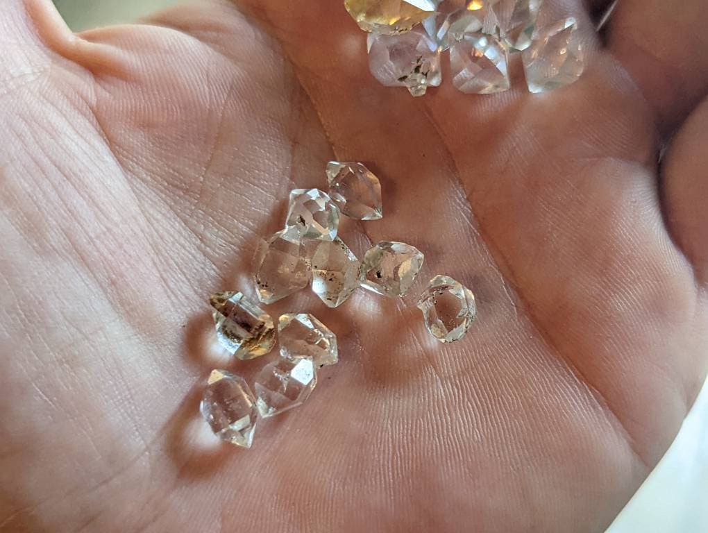 Loose Herkimer Diamond Crystals || Herkimer Quartz Crystal || Herkimer Diamond