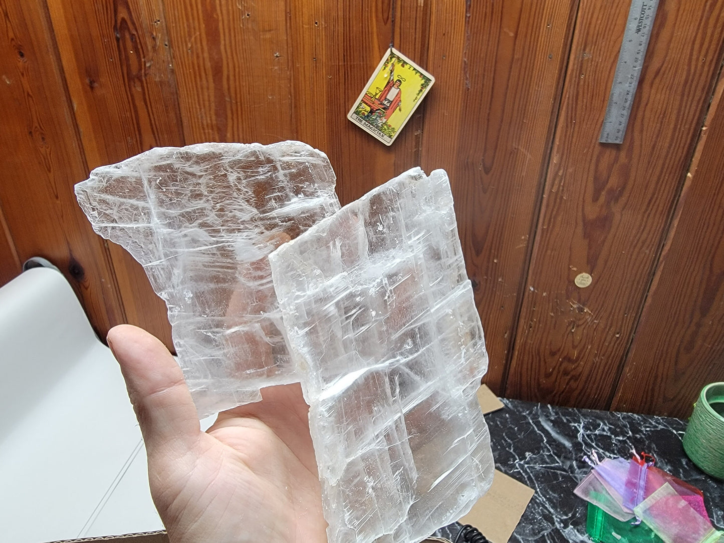 C grade 10 or 20lb True Selenite Box || Selenite Crystal Box