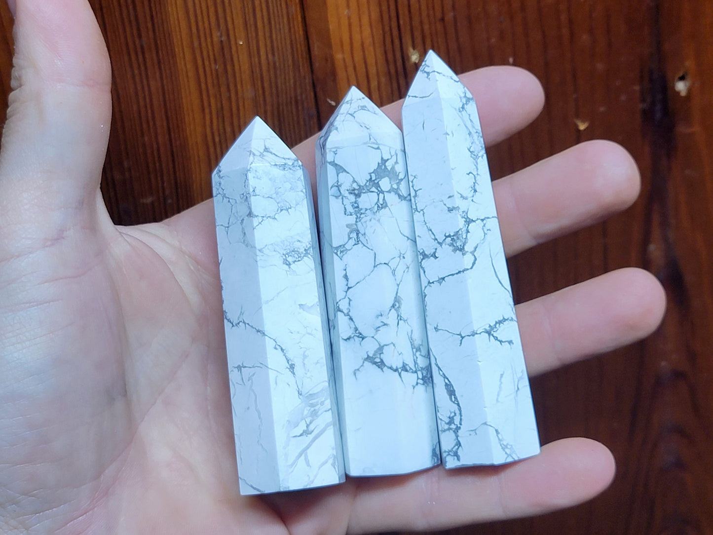 Tennessee Howlite Stone Towers || Howlite Crystal Obelisk || Pick Your Size