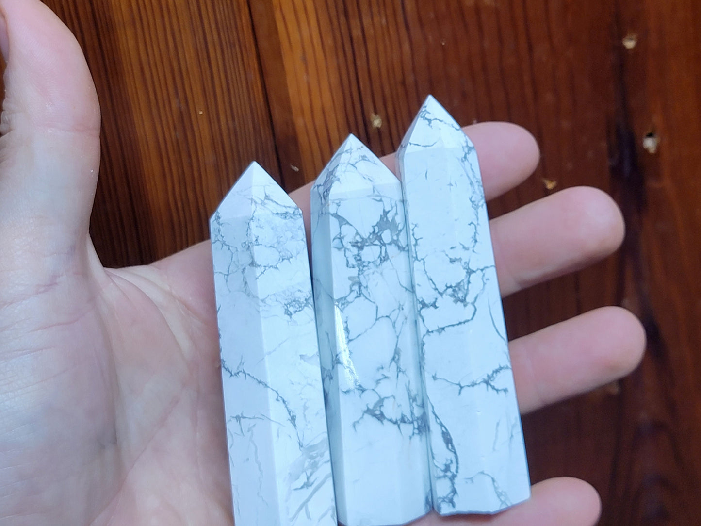 Tennessee Howlite Stone Towers || Howlite Crystal Obelisk || Pick Your Size