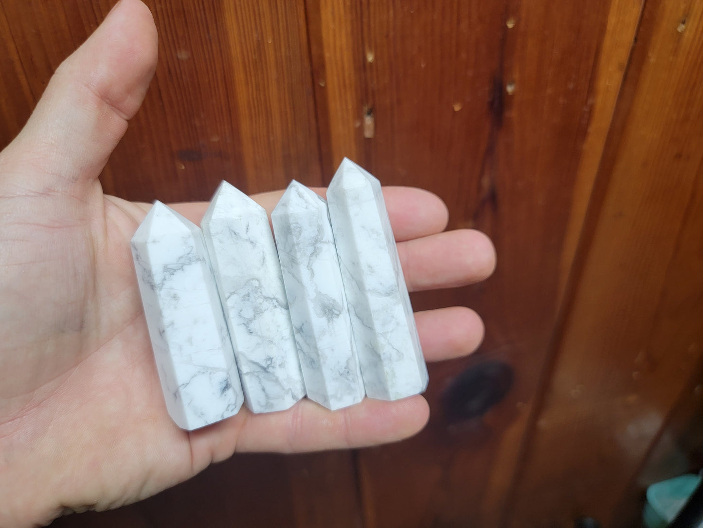 Tennessee Howlite Stone Towers || Howlite Crystal Obelisk || Pick Your Size