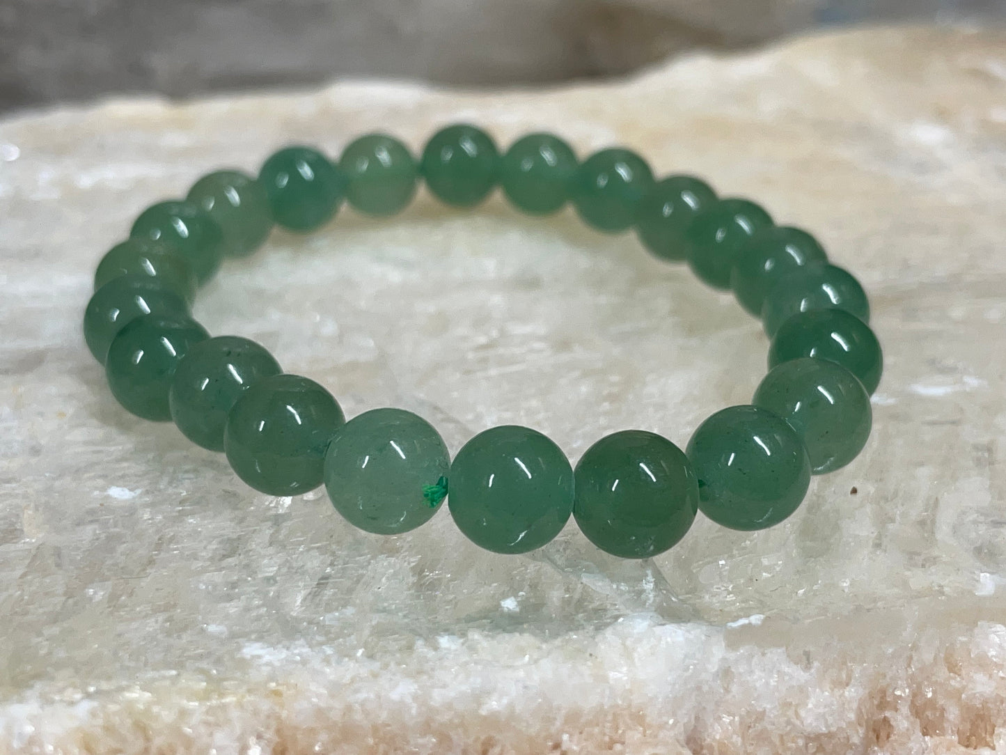 Green Aventurine Crystal Bracelet || Green Aventurine Beaded Bracelet || Aventurine Crystal Jewelry || Pick Your Size