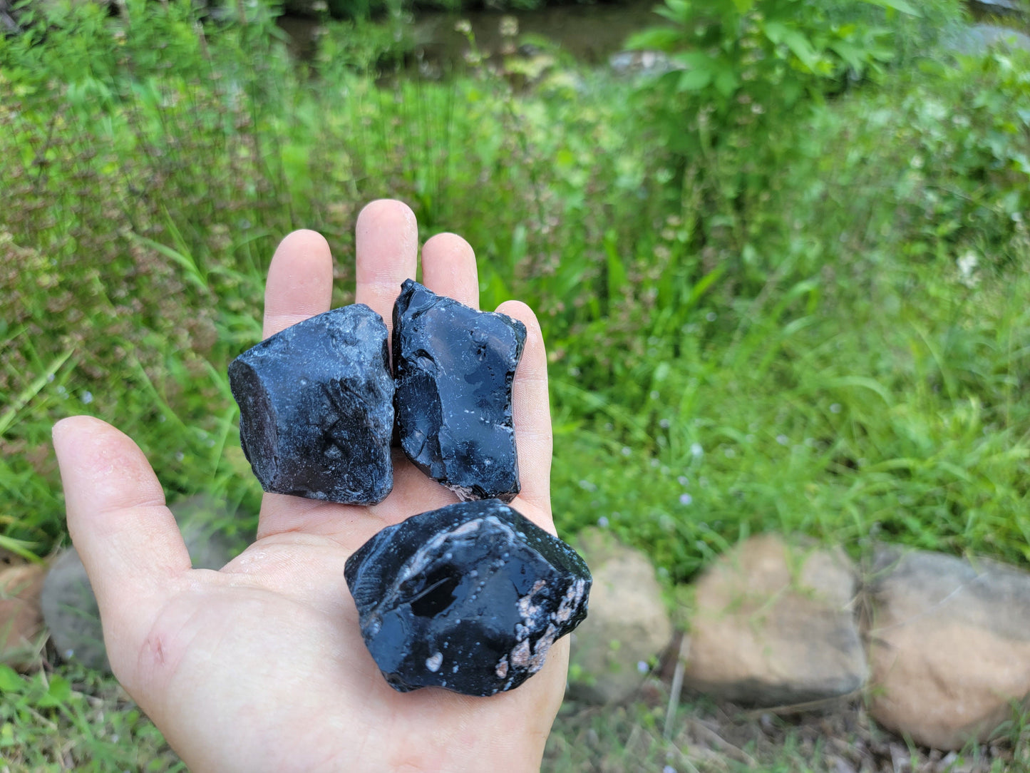 1-20lbs Raw Obsidian Crystal Stone || Choose your weight obsidian