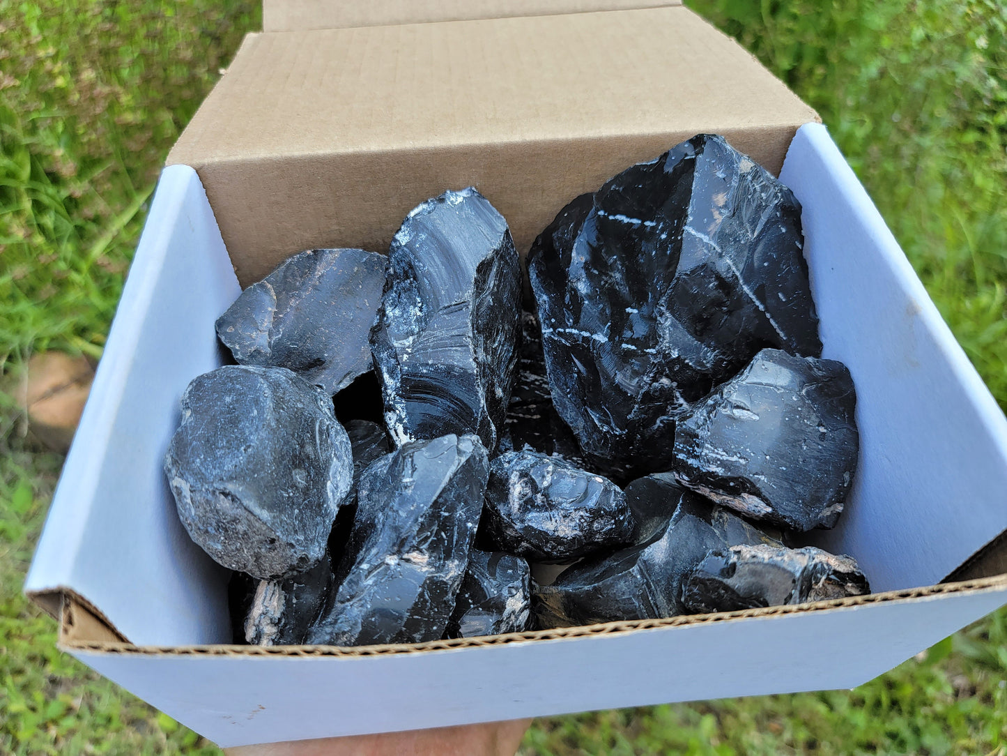 1-20lbs Raw Obsidian Crystal Stone || Choose your weight obsidian