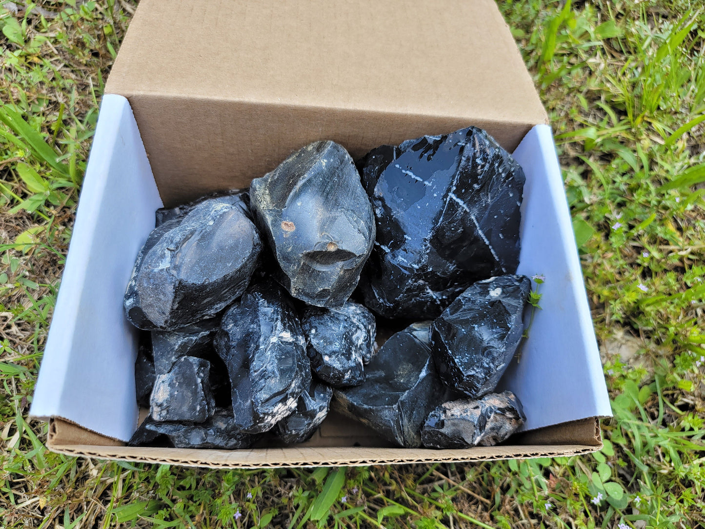 1-20lbs Raw Obsidian Crystal Stone || Choose your weight obsidian