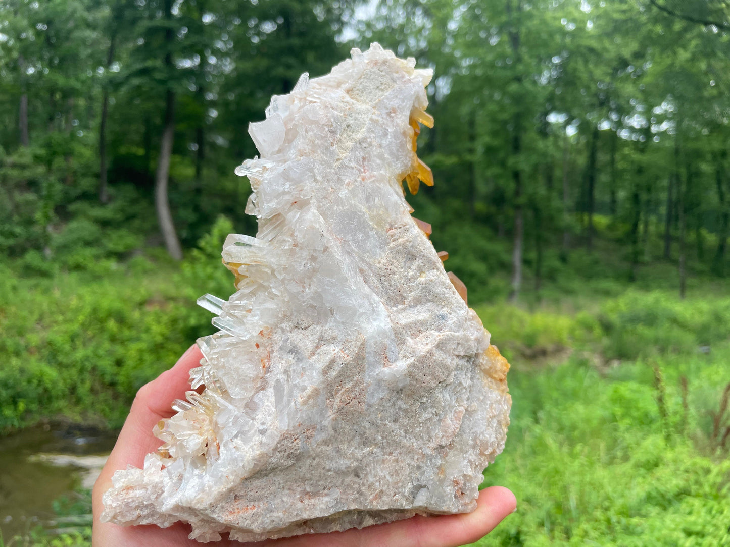 Golden Healer Quartz Crystal Cluster || Raw Quartz Cluster || Lemurian Quartz Cluster