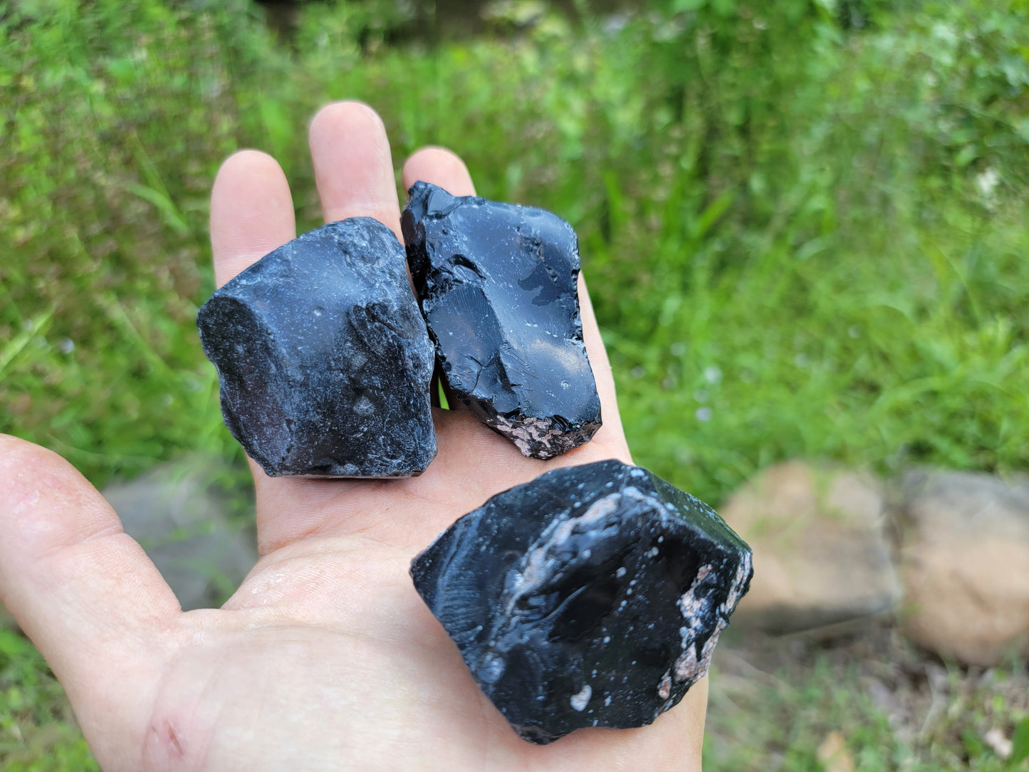 1-20lbs Raw Obsidian Crystal Stone || Choose your weight obsidian