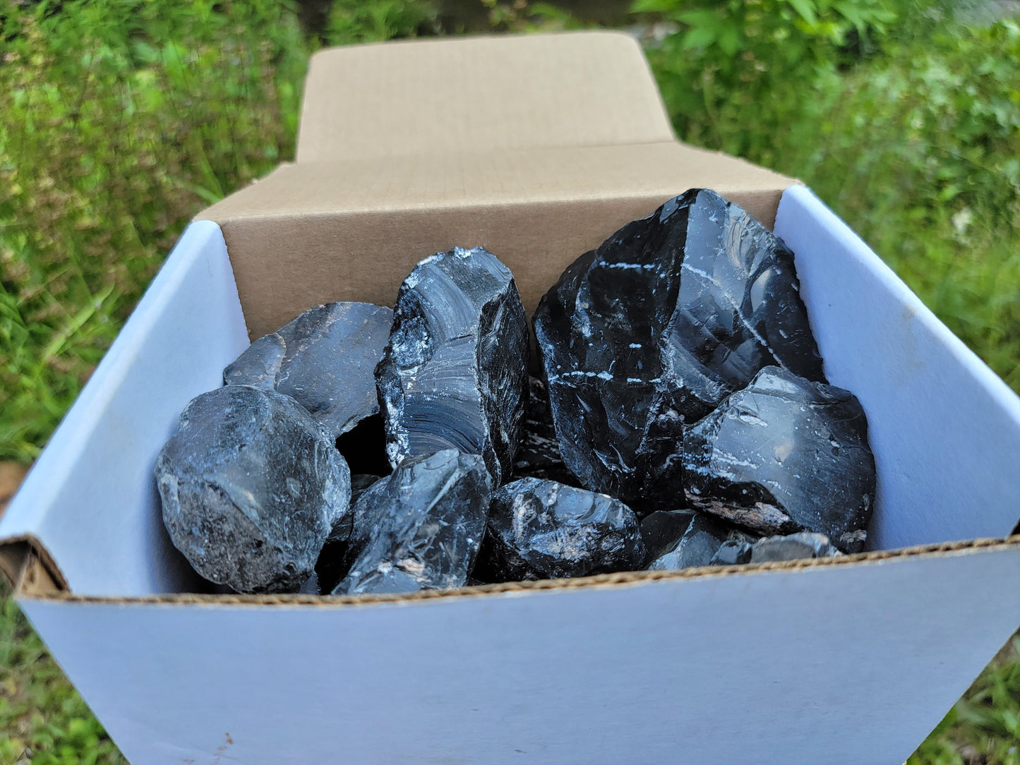 1-20lbs Raw Obsidian Crystal Stone || Choose your weight obsidian