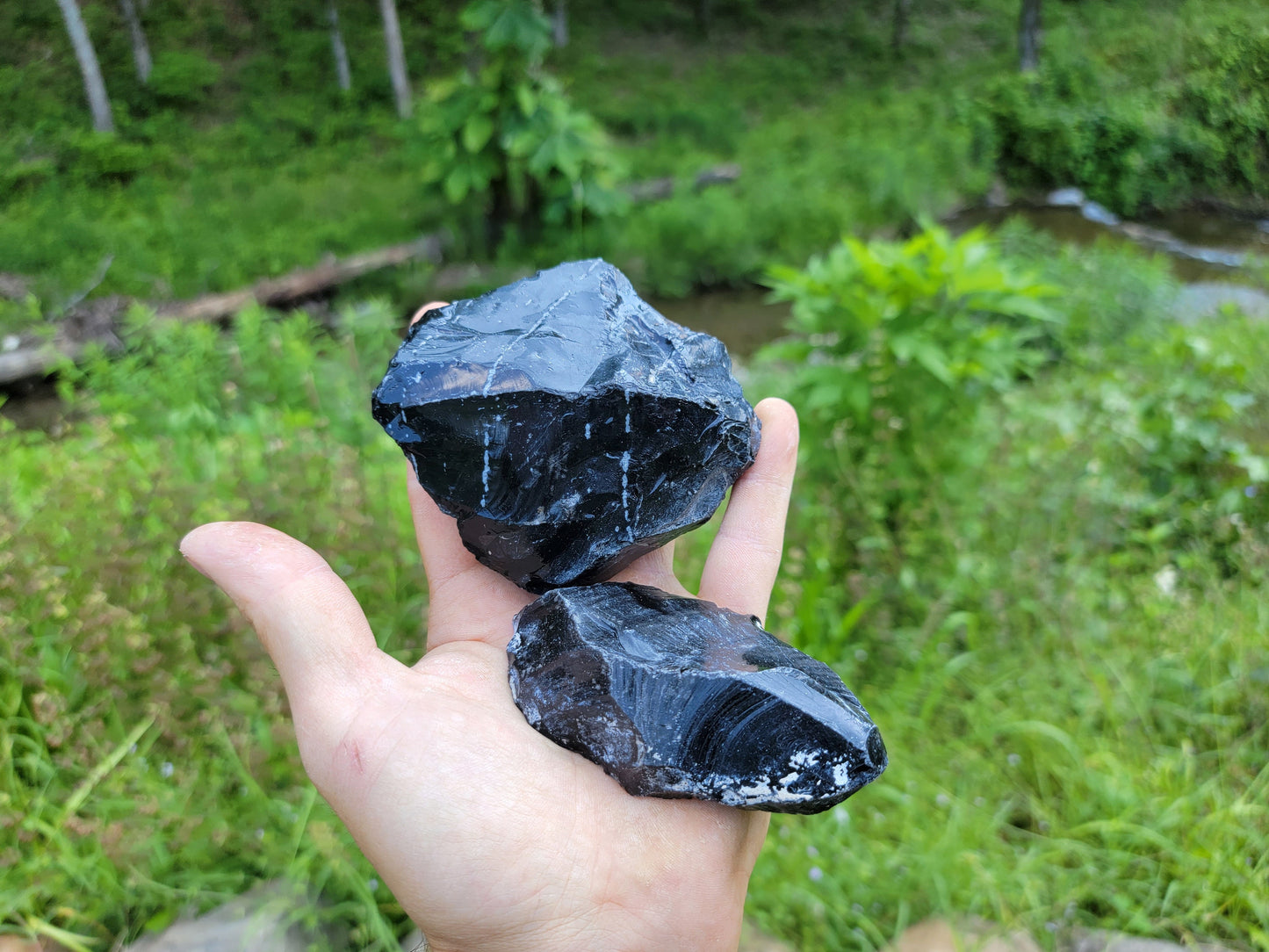 1-20lbs Raw Obsidian Crystal Stone || Choose your weight obsidian