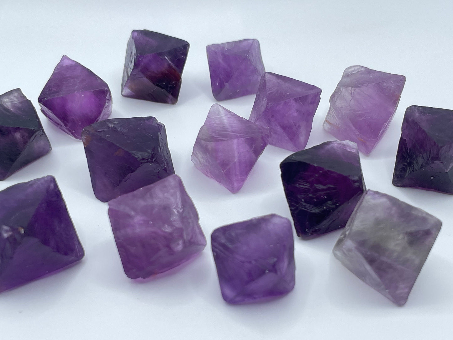 Purple Fluorite Octahedron || Fluorite Crystal || Purple Fluorite Crystal || Choose Your Size