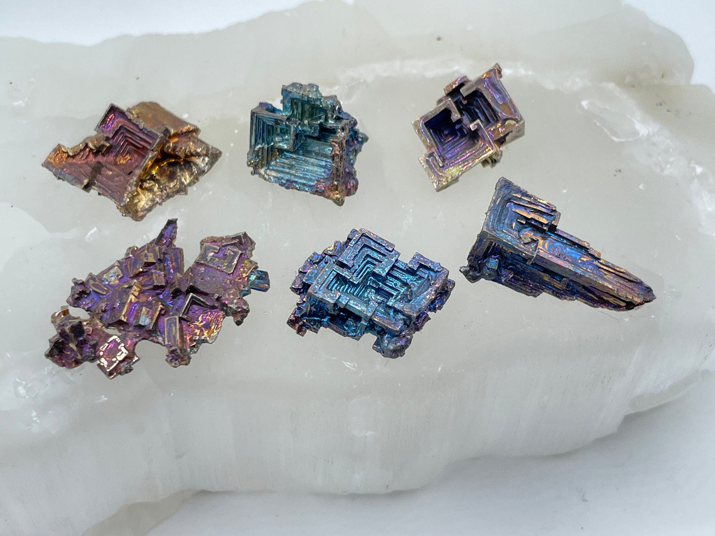 Bismuth Crystals || Pick your Size || Man Made Crystal || Iridescent Bismuth Crystal