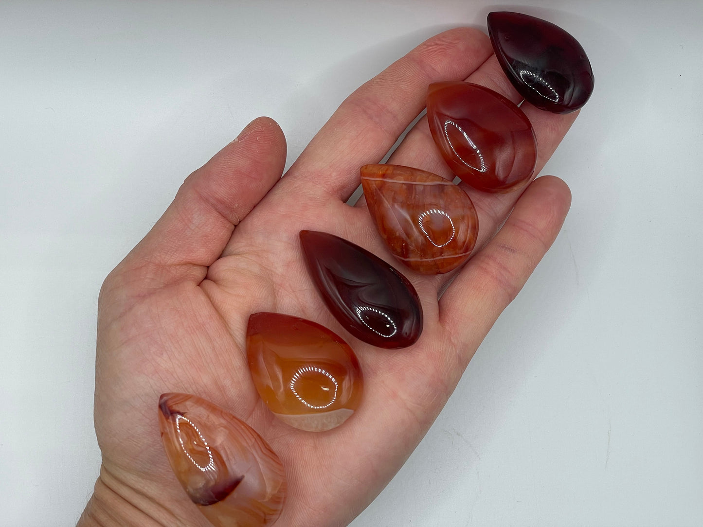 Carnelian Cabochon || Natural Carnelian Cabochon