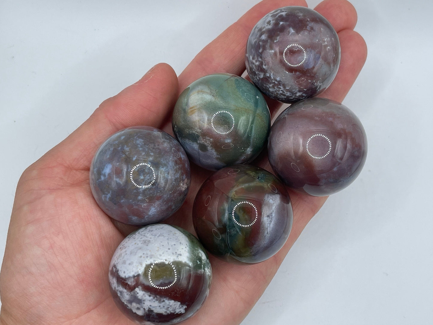 Ocean Jasper Sphere || Natural Ocean Jasper Sphere || Pick Your Size
