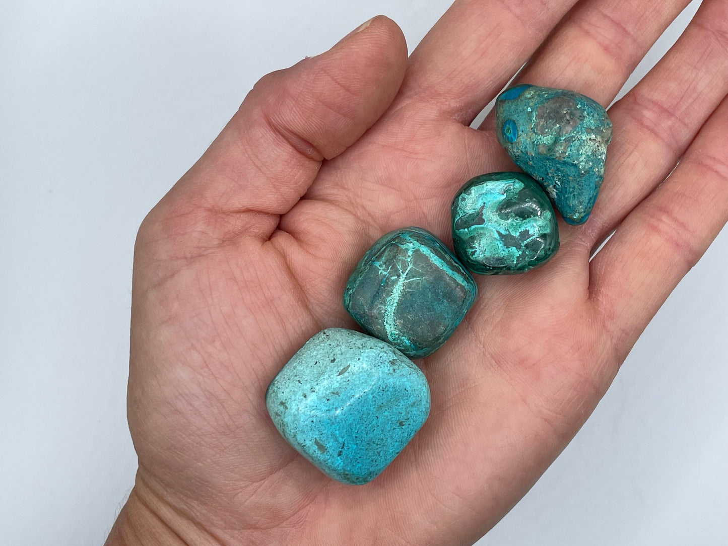 Malachite and Chrysocolla Tumble || Malachite and Chrysocolla Stone || Malachite and Chrysocolla Tumbled Stone || Pick your size