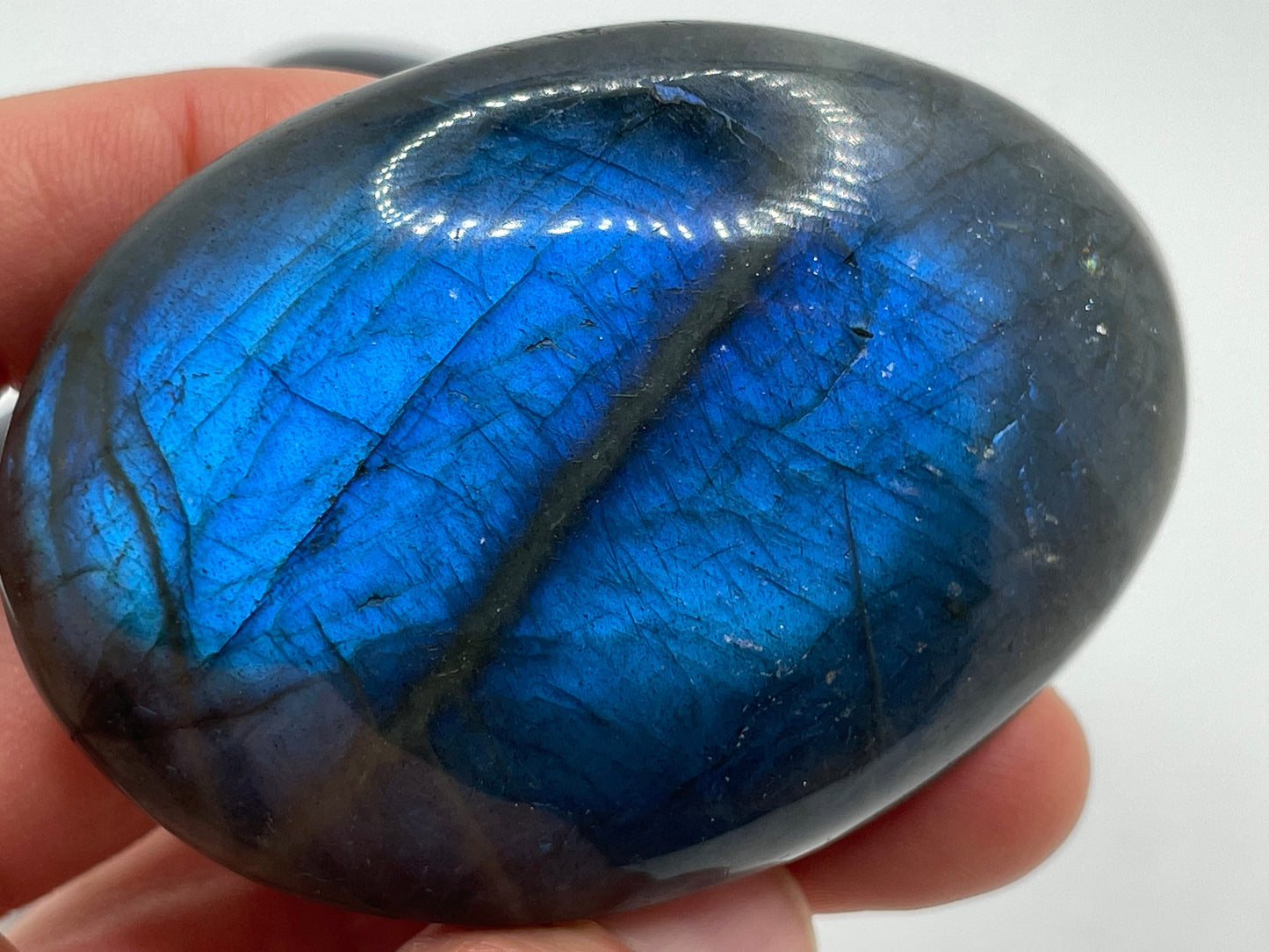 Labradorite Palm Stone || Flashy Labradorite Palm Stone || Labradorite Crystal Palm Stone || Polished Labradorite Palm Stone
