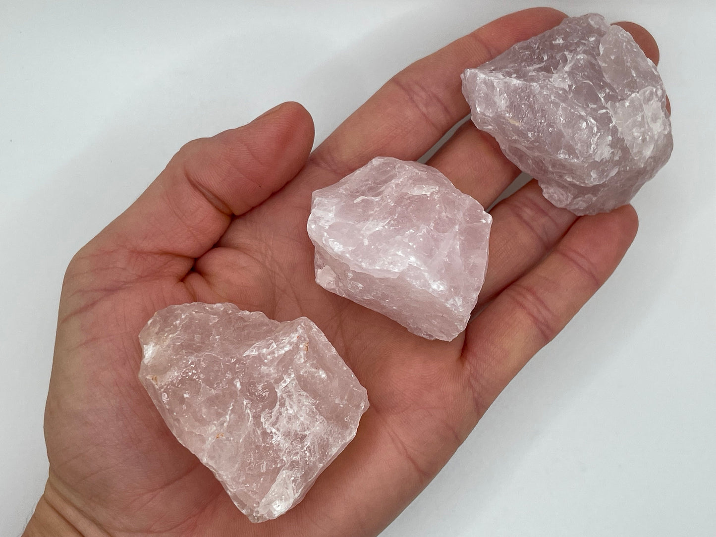 Rose Quartz Crystal Set || Rose Quartz Crystal Gift Set || Rose Quartz Bracelet and Raw Rose Quartz Chunk