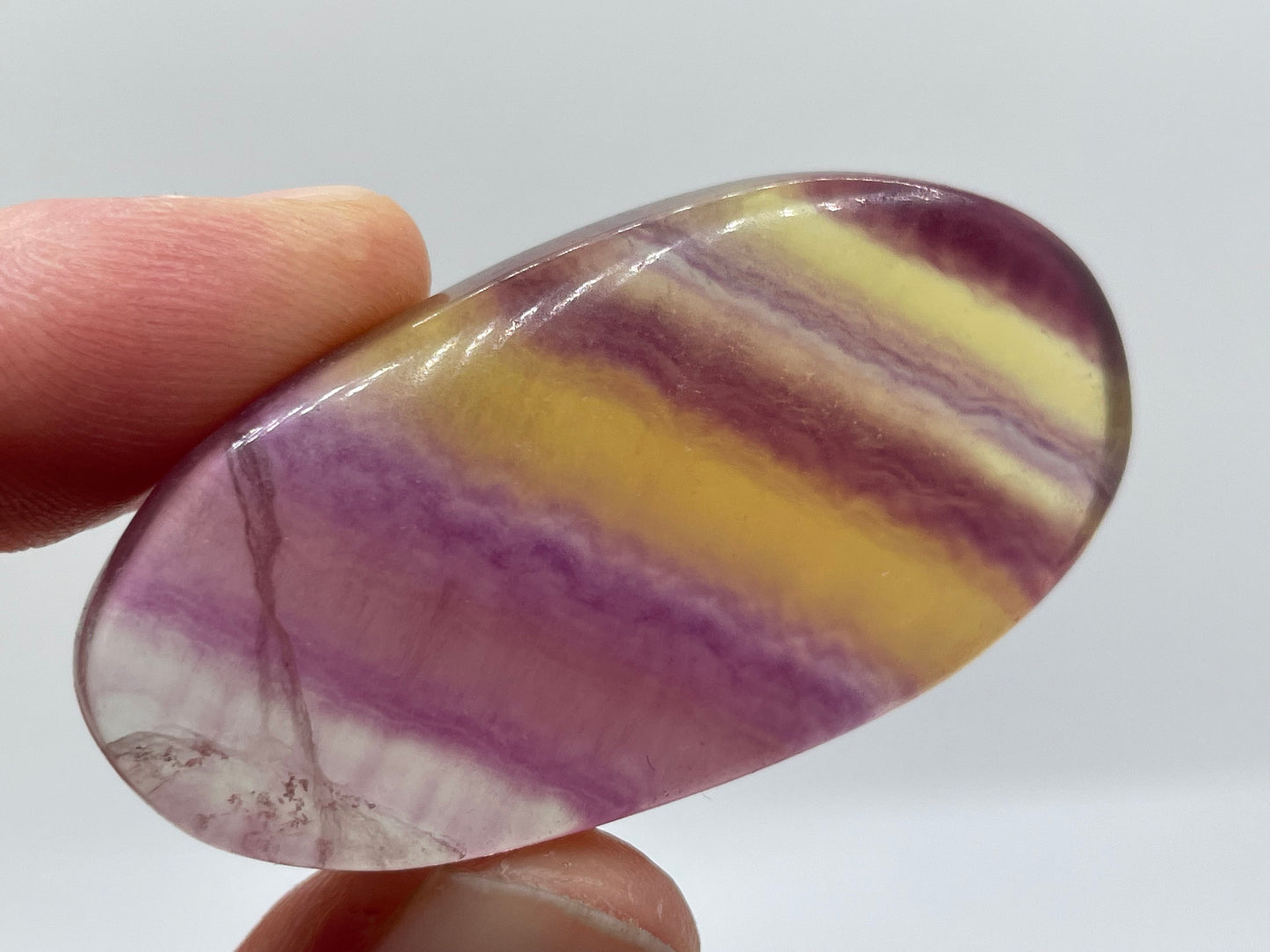 Candy Fluorite Palm Stone || Fluorite Palm Stone || Candy Fluorite Crystal || Choose Your Size!