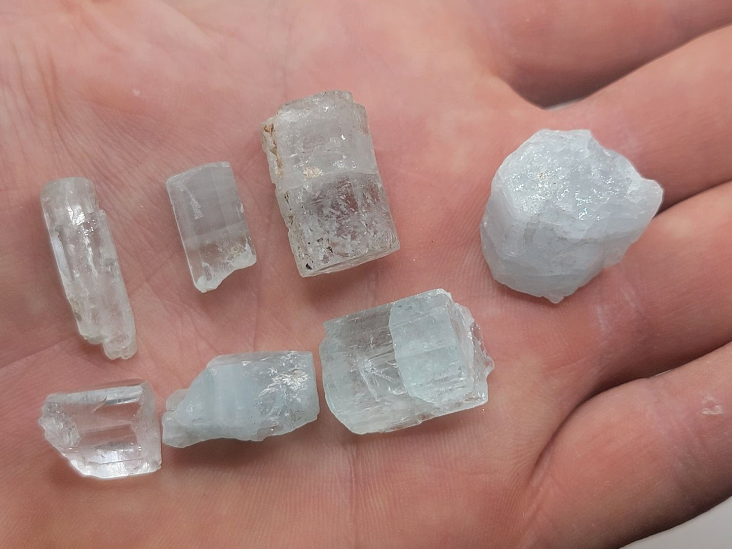 Raw Aquamarine Crystals || Blue Aquamarine Stone